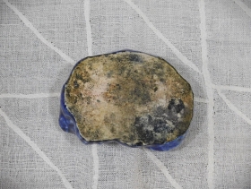 ⑪李朝瑠璃釉海駄形水滴大 6